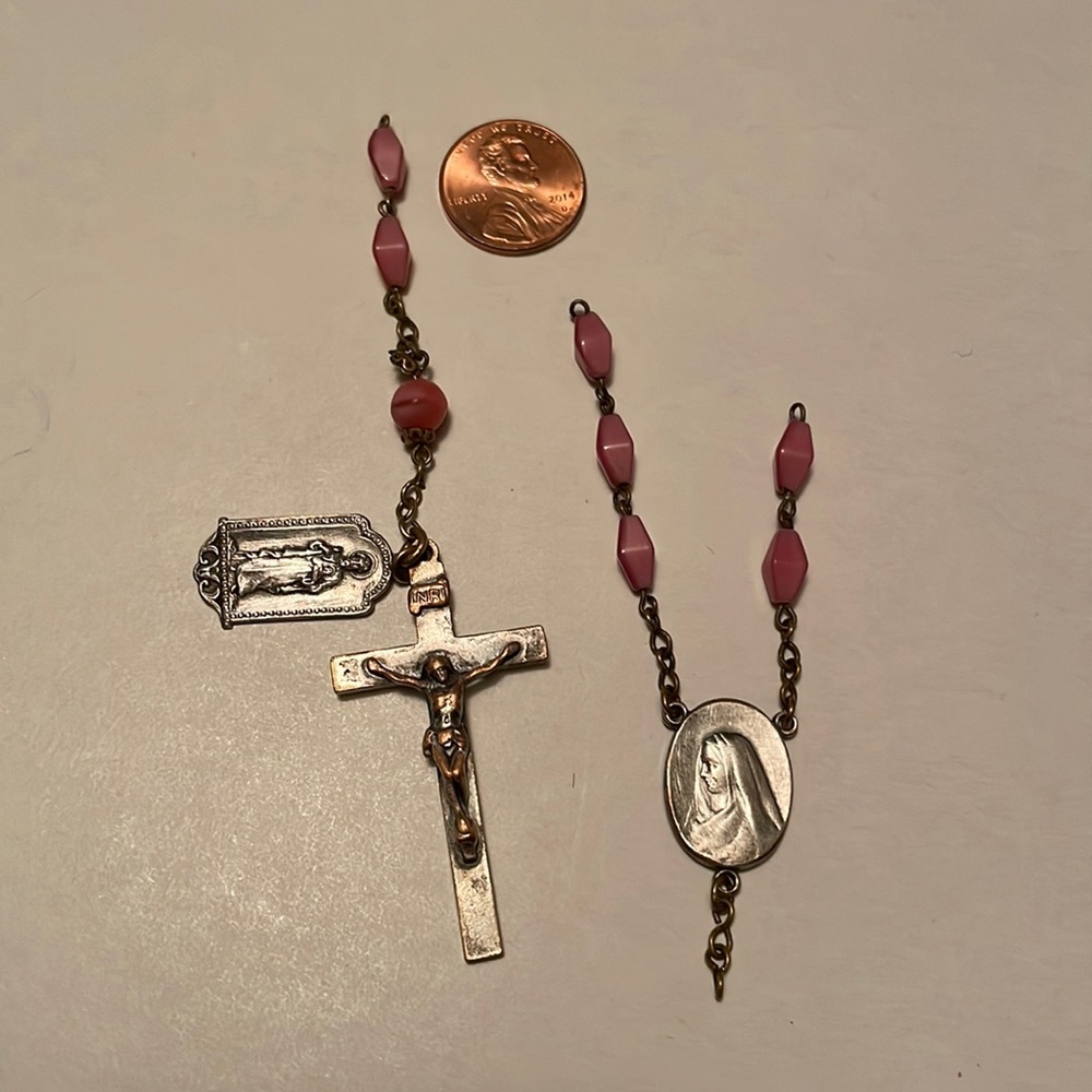Vintage Rosary Pieces